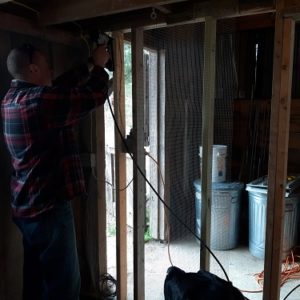 Brooder construction